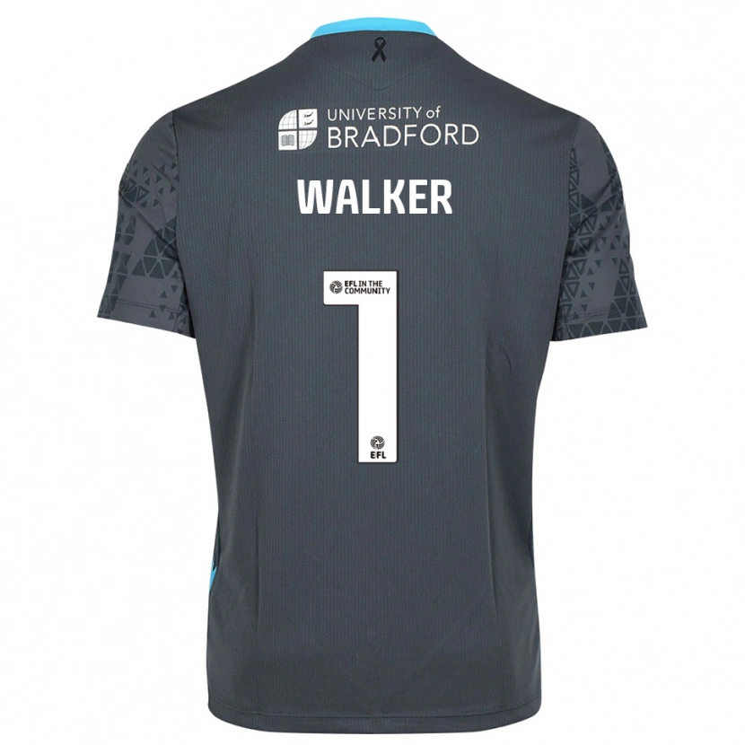 Danxen Heren Sam Walker #1 Zwartgrijs Keepersshirt 2025/26 T-Shirt België
