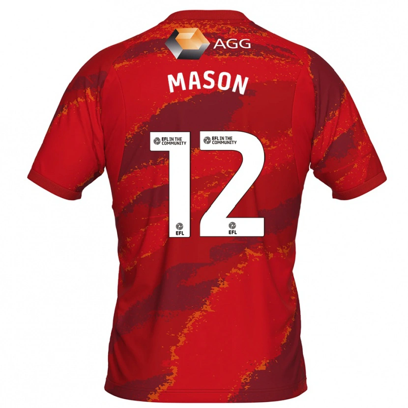 Danxen Heren Owen Mason #12 Rood Wit Keepersshirt 2025/26 T-Shirt België