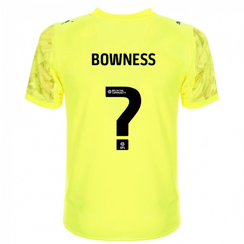 Danxen Heren Faye Bowness #0 Geel Zwart Keepersshirt 2025/26 T-Shirt België