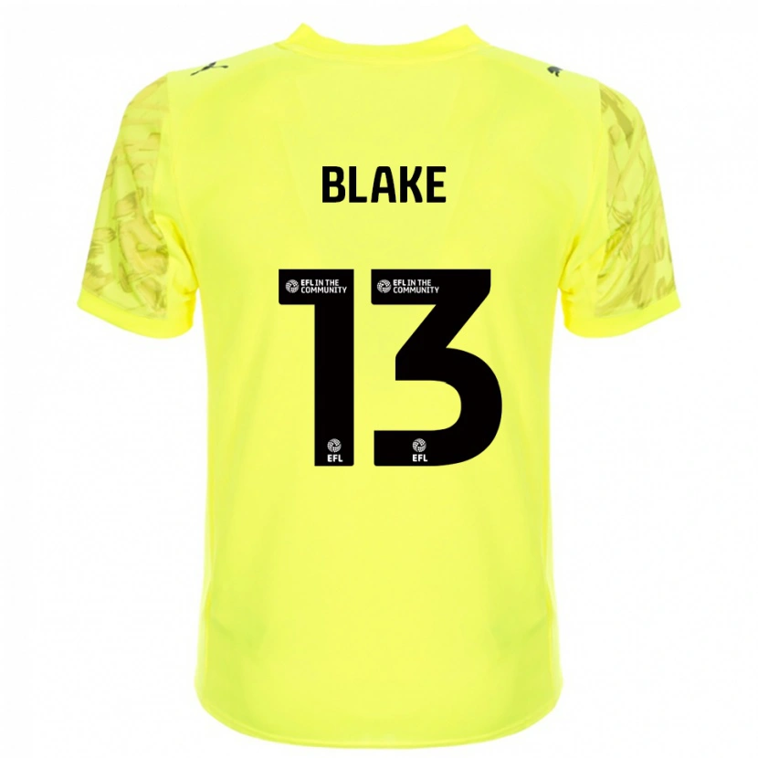 Danxen Heren Billy Blake #13 Geel Zwart Keepersshirt 2025/26 T-Shirt België