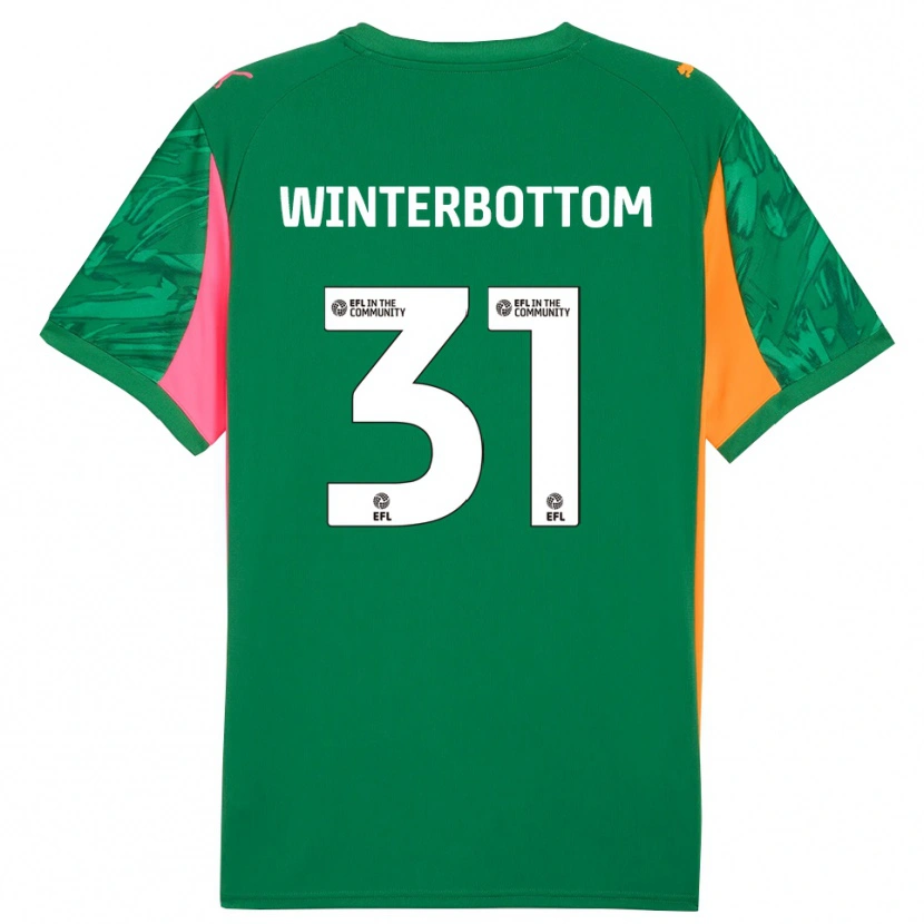 Danxen Heren Ben Winterbottom #31 Groen Roze Keepersshirt 2025/26 T-Shirt België