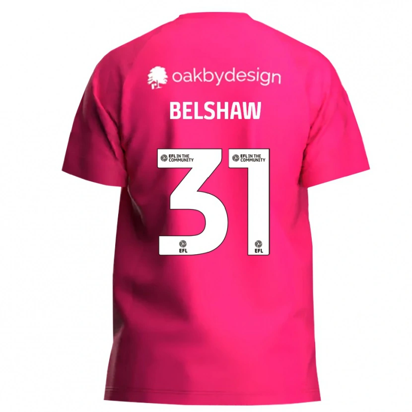 Danxen Heren James Belshaw #31 Magenta Keepersshirt 2025/26 T-Shirt België
