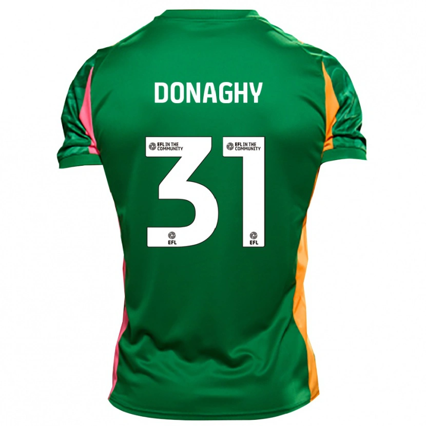 Danxen Heren Tom Donaghy #31 Groen Oranje Keepersshirt 2025/26 T-Shirt België