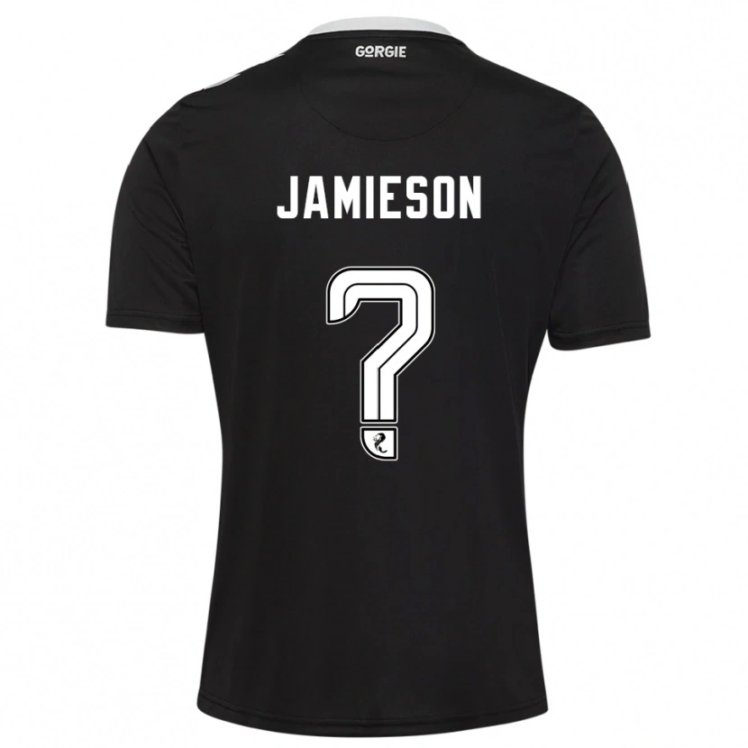Danxen Heren Finlay Jamieson #0 Zwart Bordeaux Keepersshirt 2025/26 T-Shirt België