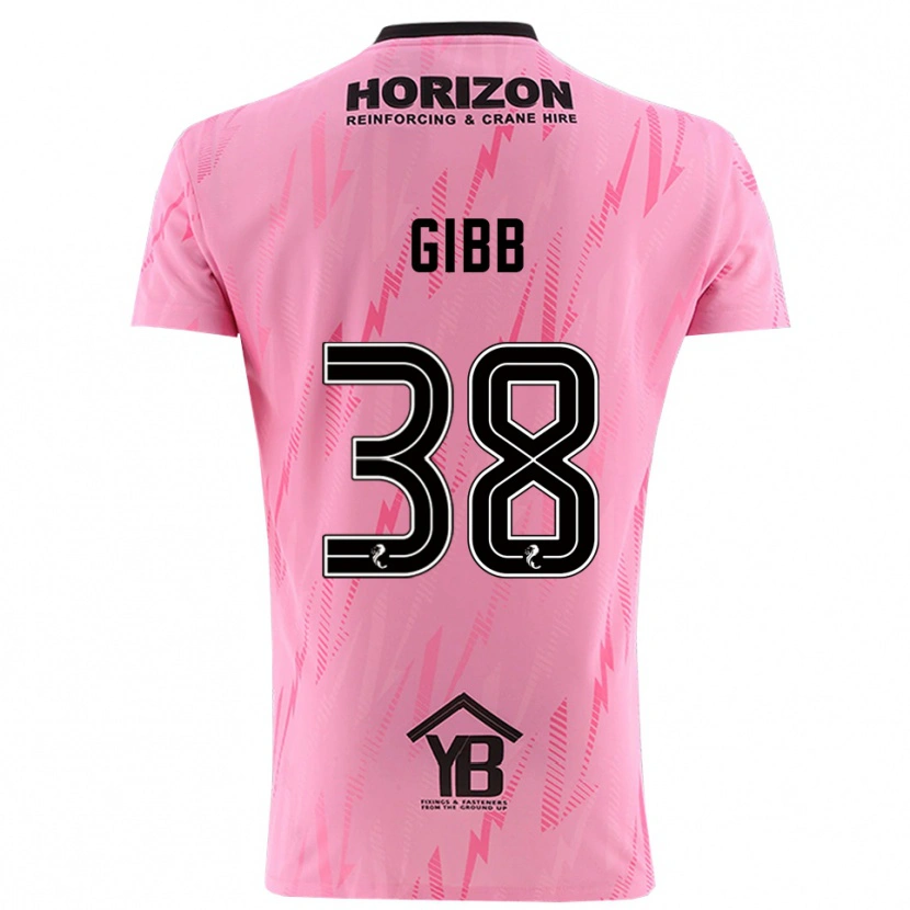 Danxen Heren Thomas Gibb #38 Roze Zwart Keepersshirt 2025/26 T-Shirt België