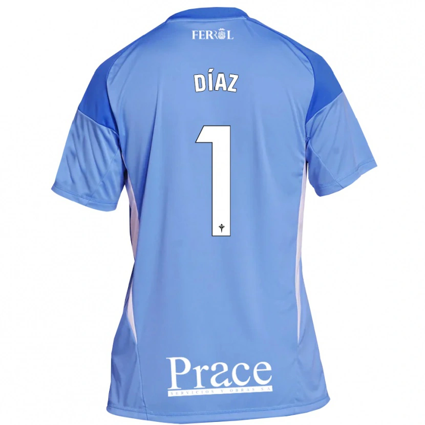 Danxen Heren Lucas Díaz #1 Lichtblauw Wit Keepersshirt 2025/26 T-Shirt België