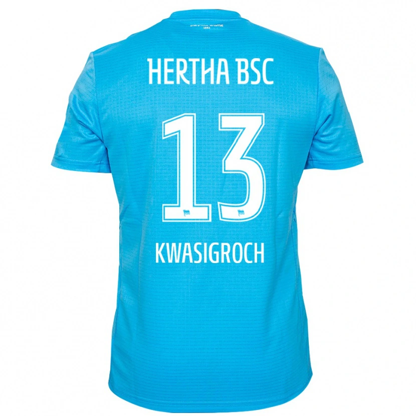 Danxen Heren Robert Kwasigroch #13 Lichtblauw Wit Keepersshirt 2025/26 T-Shirt België