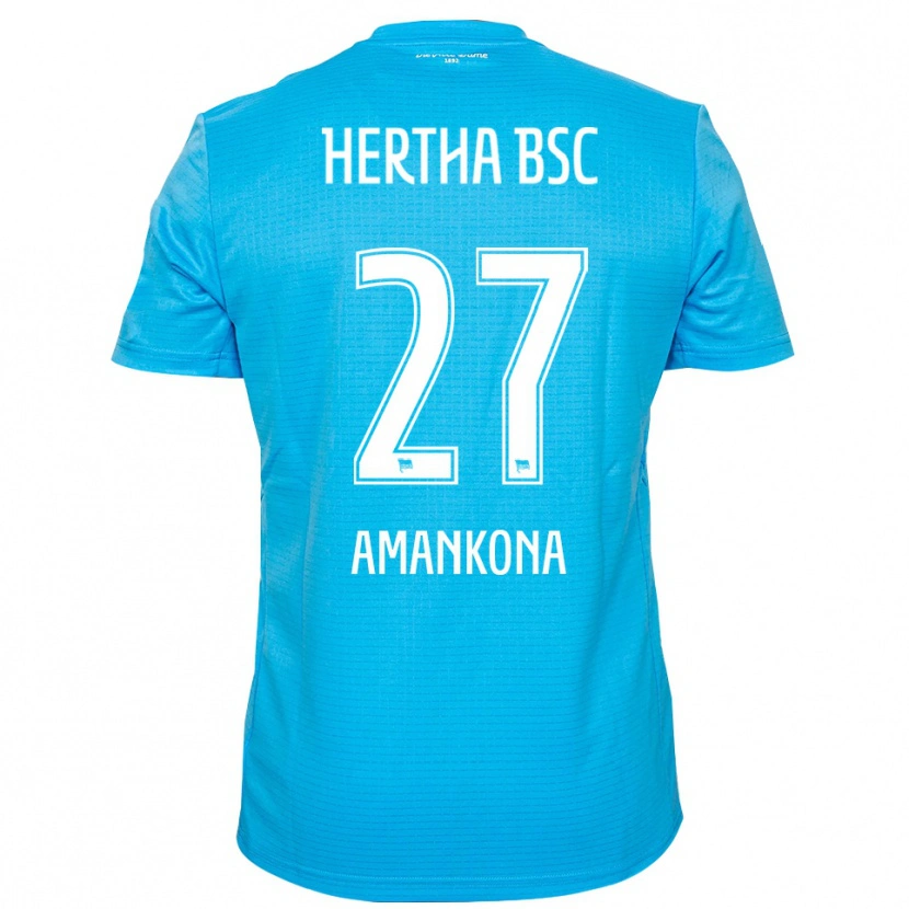 Danxen Heren Nash-Daniel Amankona #27 Lichtblauw Wit Keepersshirt 2025/26 T-Shirt België