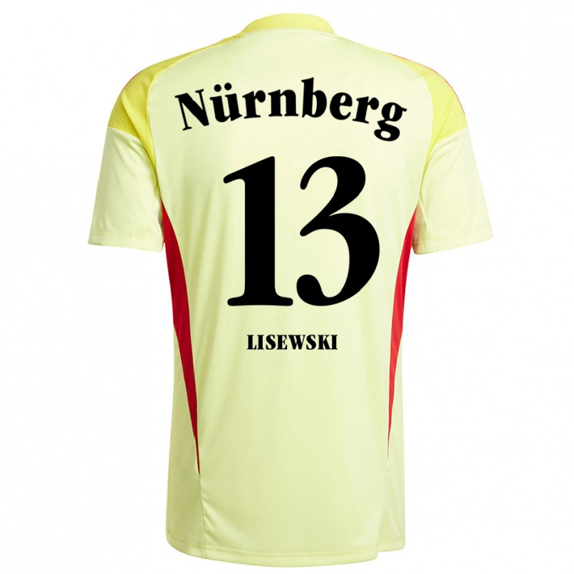 Danxen Heren Robin Lisewski #13 Geel Zwart Keepersshirt 2025/26 T-Shirt België