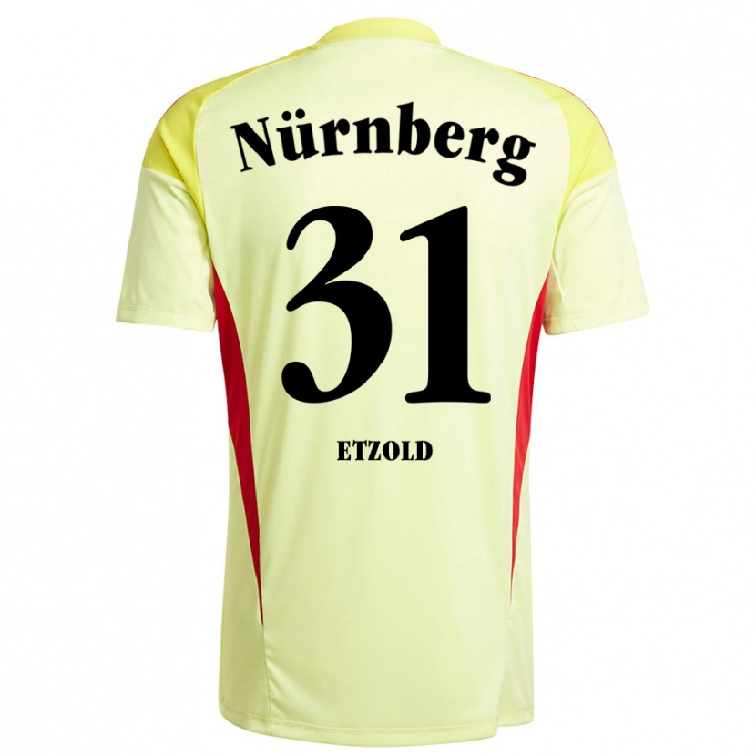 Danxen Heren Hannah Etzold #31 Geel Zwart Keepersshirt 2025/26 T-Shirt België