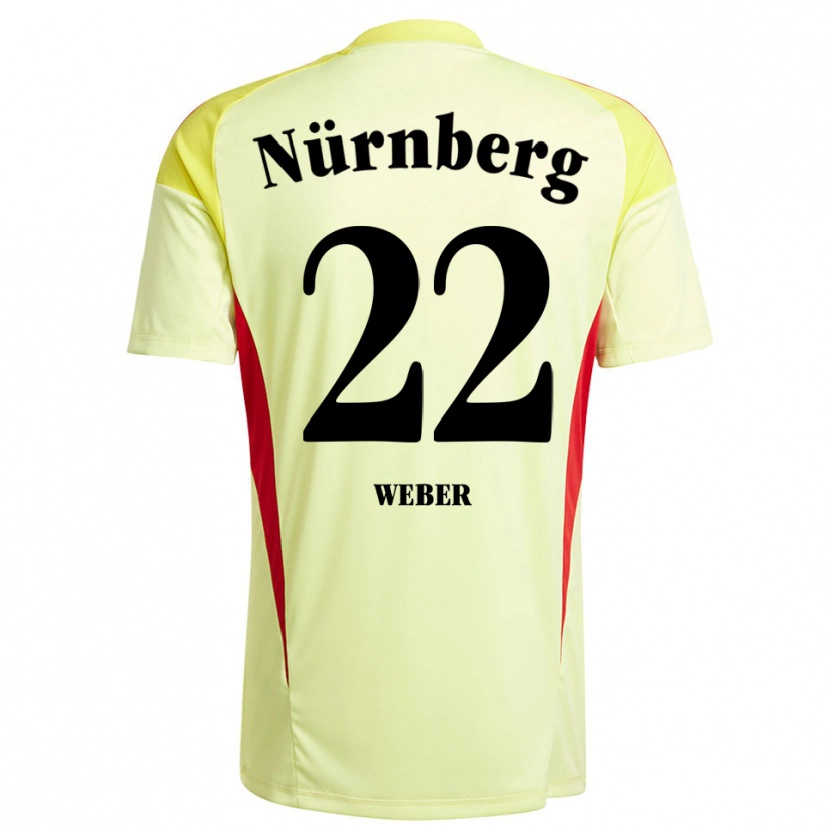 Danxen Heren Ruben Weber #22 Geel Zwart Keepersshirt 2025/26 T-Shirt België