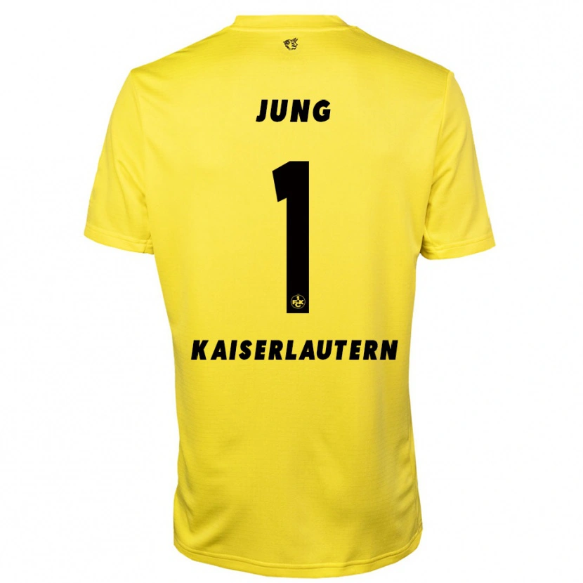 Danxen Heren Moritz Jung #1 Geel Zwart Keepersshirt 2025/26 T-Shirt België