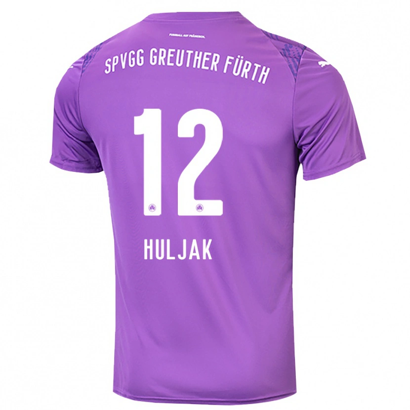 Danxen Heren Dominik Huljak #12 Paars Wit Keepersshirt 2025/26 T-Shirt België