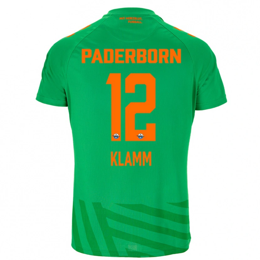 Danxen Heren Felix Klamm #12 Groen Oranje Keepersshirt 2025/26 T-Shirt België