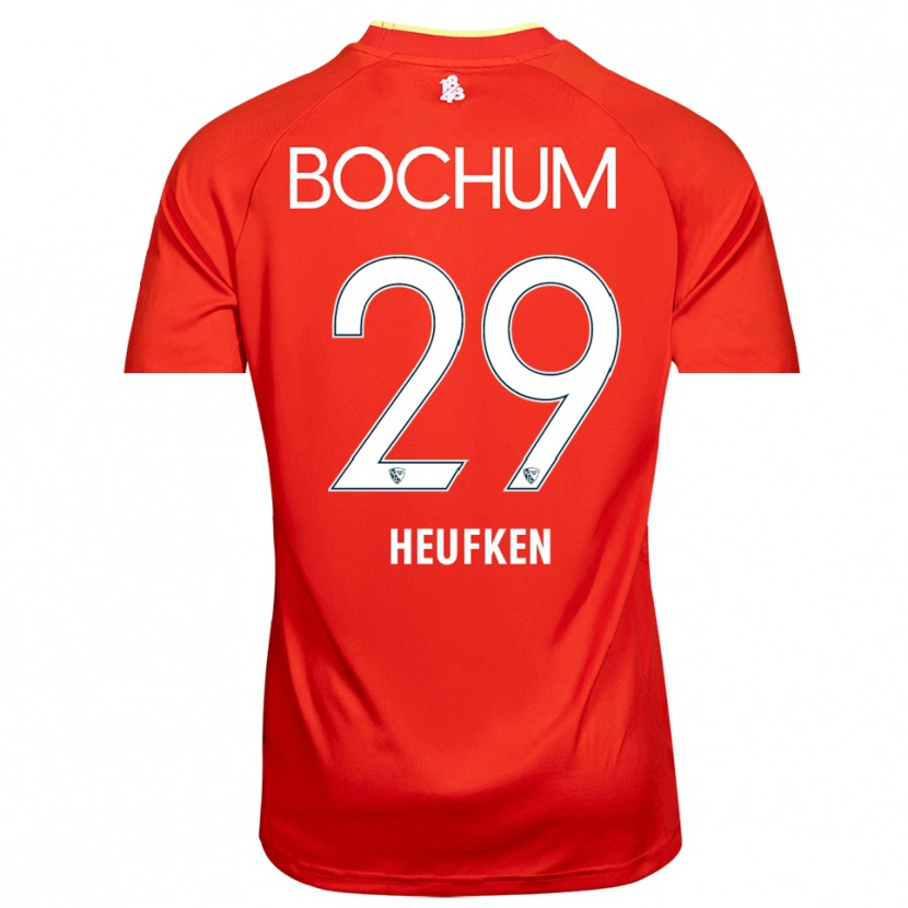 Danxen Heren Jeremias Heufken #29 Rood Wit Keepersshirt 2025/26 T-Shirt België