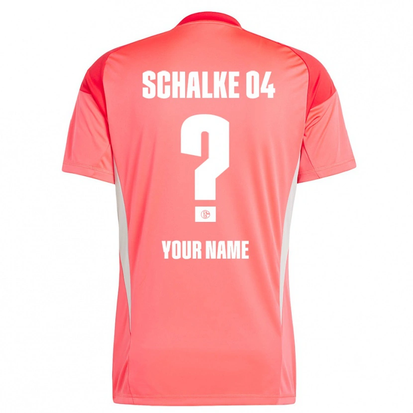 Danxen Heren Schalke 04 Koraal Rood Keepersshirt 2025/26 T-Shirt België