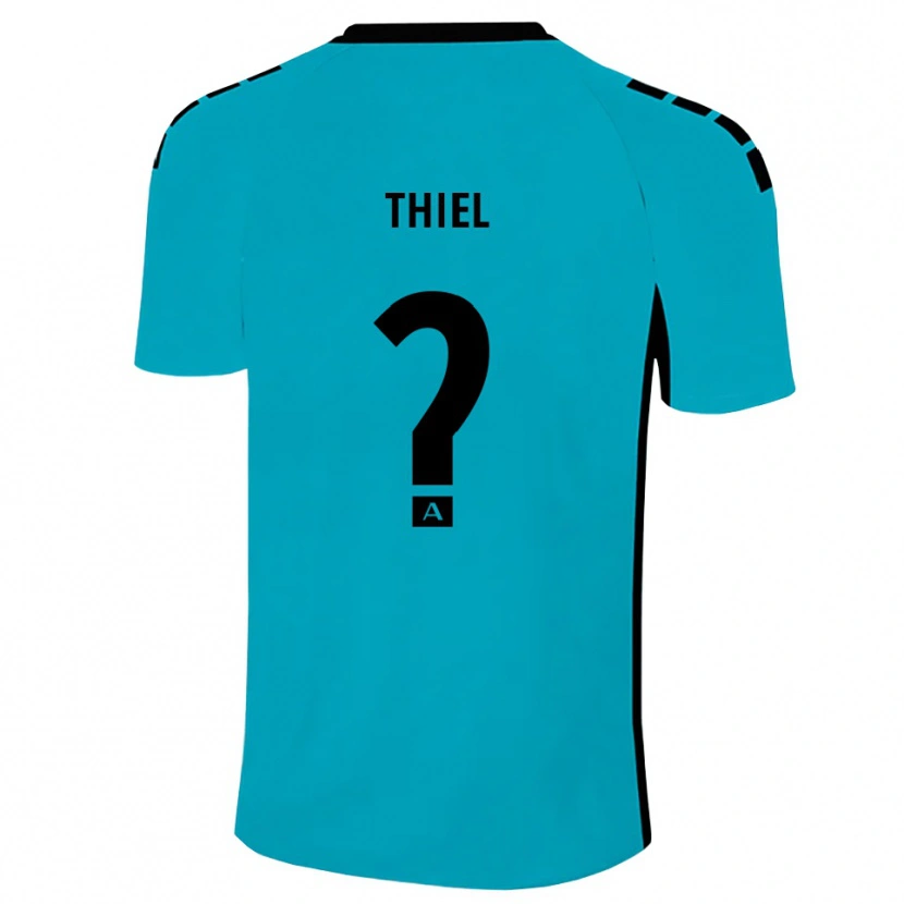 Danxen Heren David Thiel #0 Cyaan Keepersshirt 2025/26 T-Shirt België