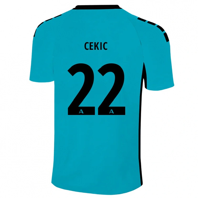 Danxen Heren Adnan Cekic #22 Cyaan Keepersshirt 2025/26 T-Shirt België