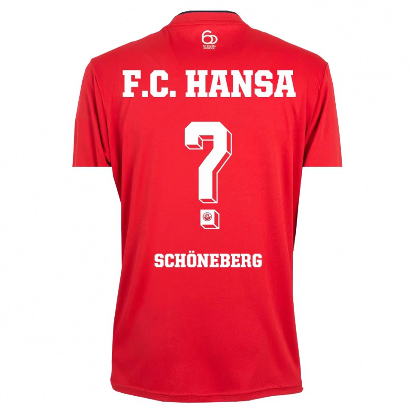 Danxen Heren Tom Schöneberg #0 Rood Wit Keepersshirt 2025/26 T-Shirt België