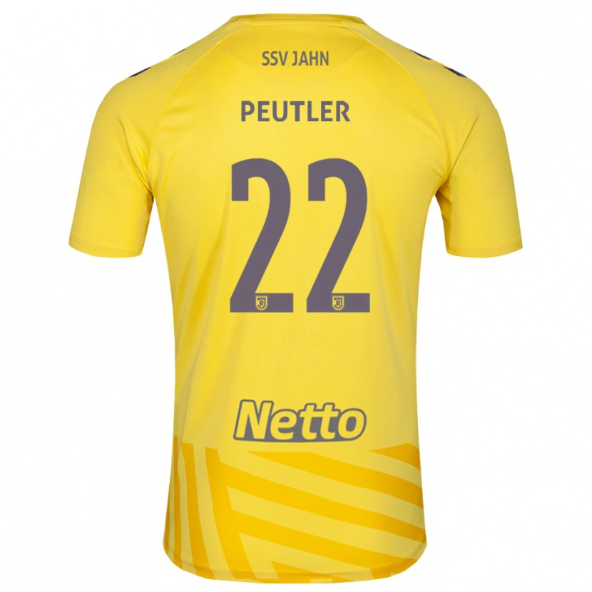 Danxen Heren Julio Peutler #22 Geel Grijs Keepersshirt 2025/26 T-Shirt België