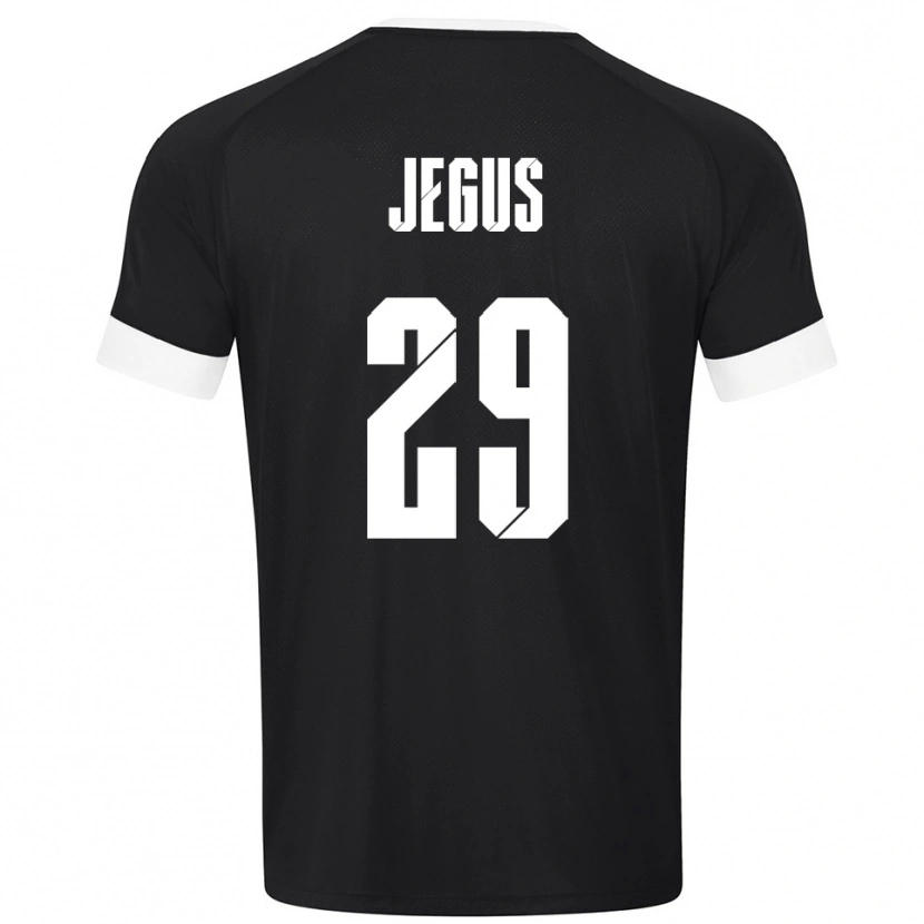 Danxen Heren Leonard Jegus #29 Zwart Wit Keepersshirt 2025/26 T-Shirt België