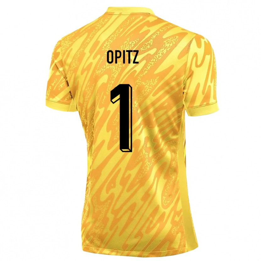 Danxen Heren Tom Opitz #1 Geel Oranje Keepersshirt 2025/26 T-Shirt België
