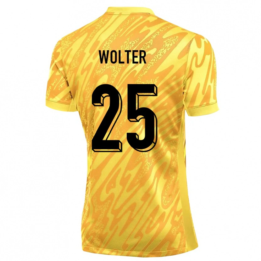 Danxen Heren Fynn Wolter #25 Geel Oranje Keepersshirt 2025/26 T-Shirt België