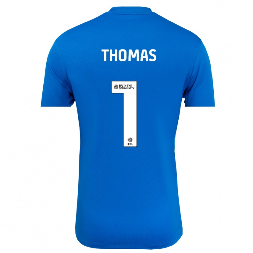 Danxen Heren Lucy Thomas #1 Blauw Wit Keepersshirt 2025/26 T-Shirt België