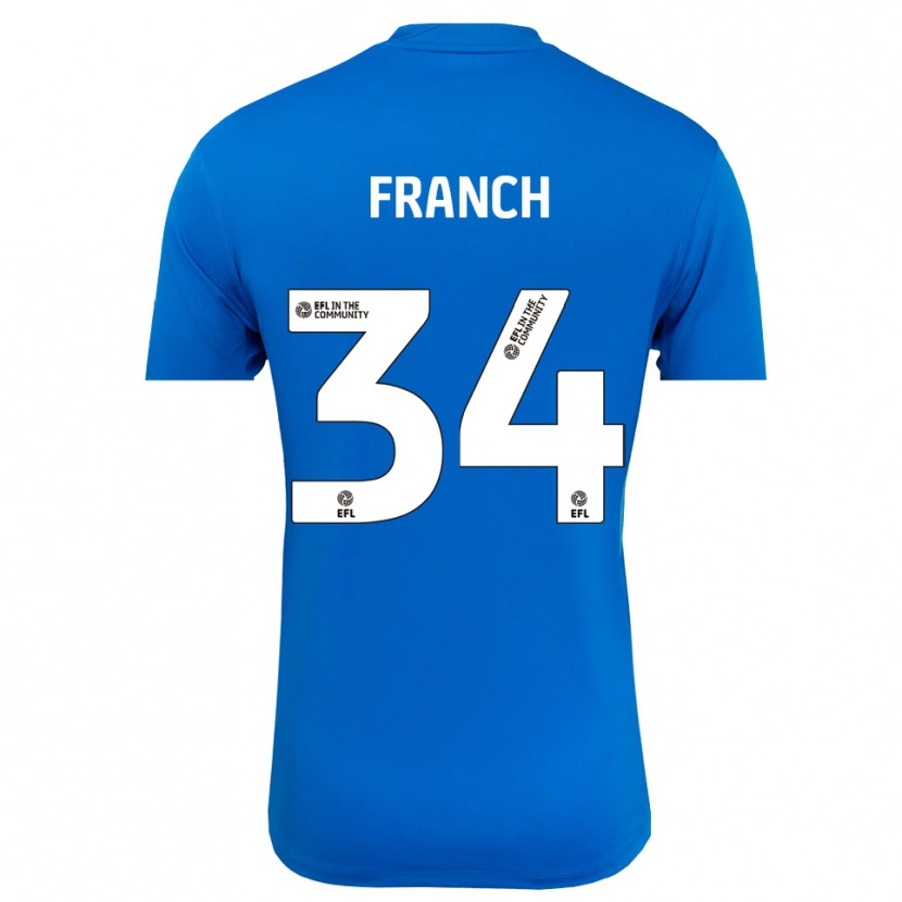 Danxen Heren Adrianna Franch #34 Blauw Wit Keepersshirt 2025/26 T-Shirt België