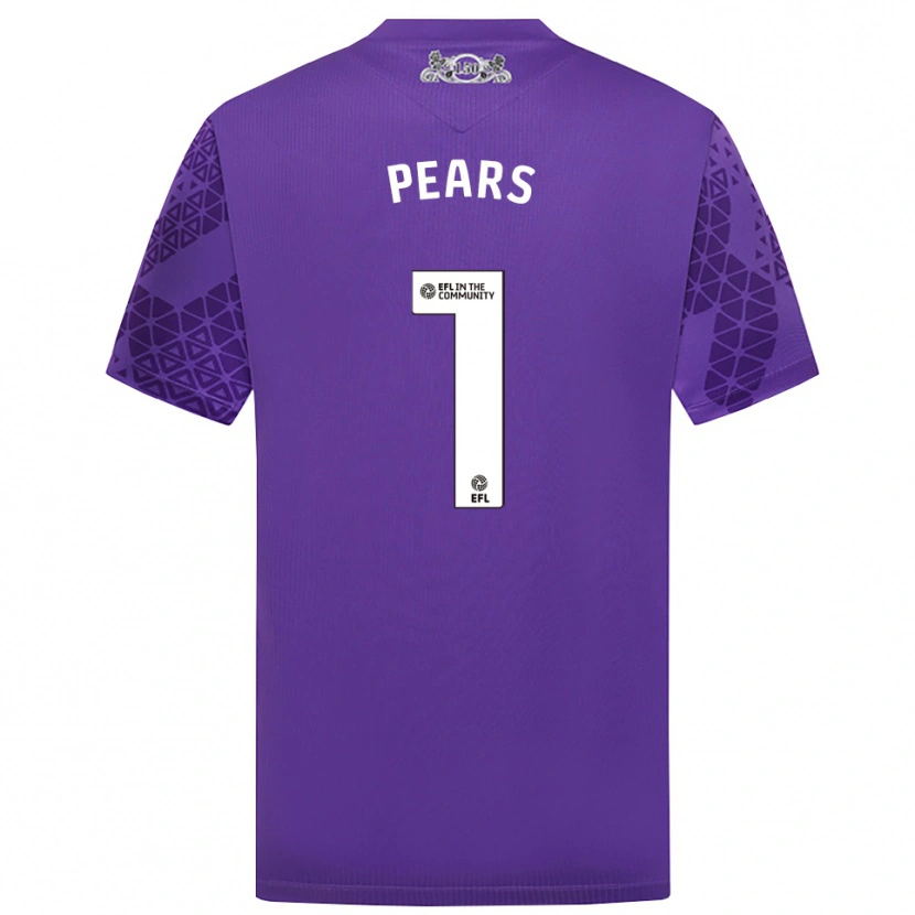 Danxen Heren Aynsley Pears #1 Paars Wit Keepersshirt 2025/26 T-Shirt België