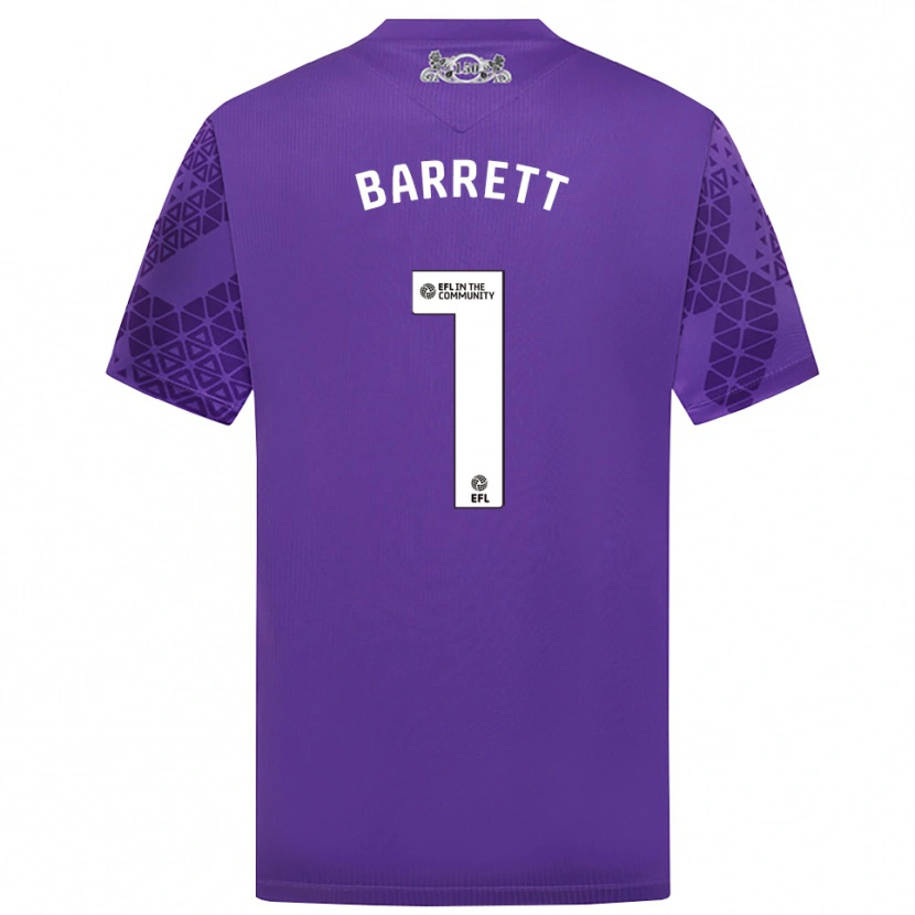 Danxen Heren Jack Barrett #1 Paars Wit Keepersshirt 2025/26 T-Shirt België