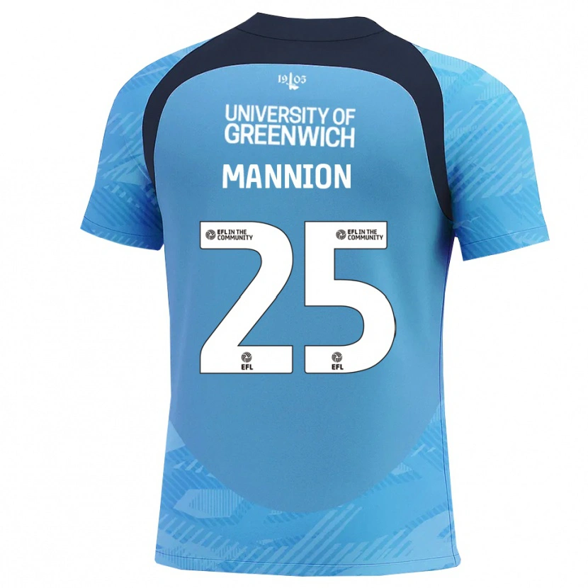 Danxen Heren Will Mannion #25 Blauw Wit Keepersshirt 2025/26 T-Shirt België