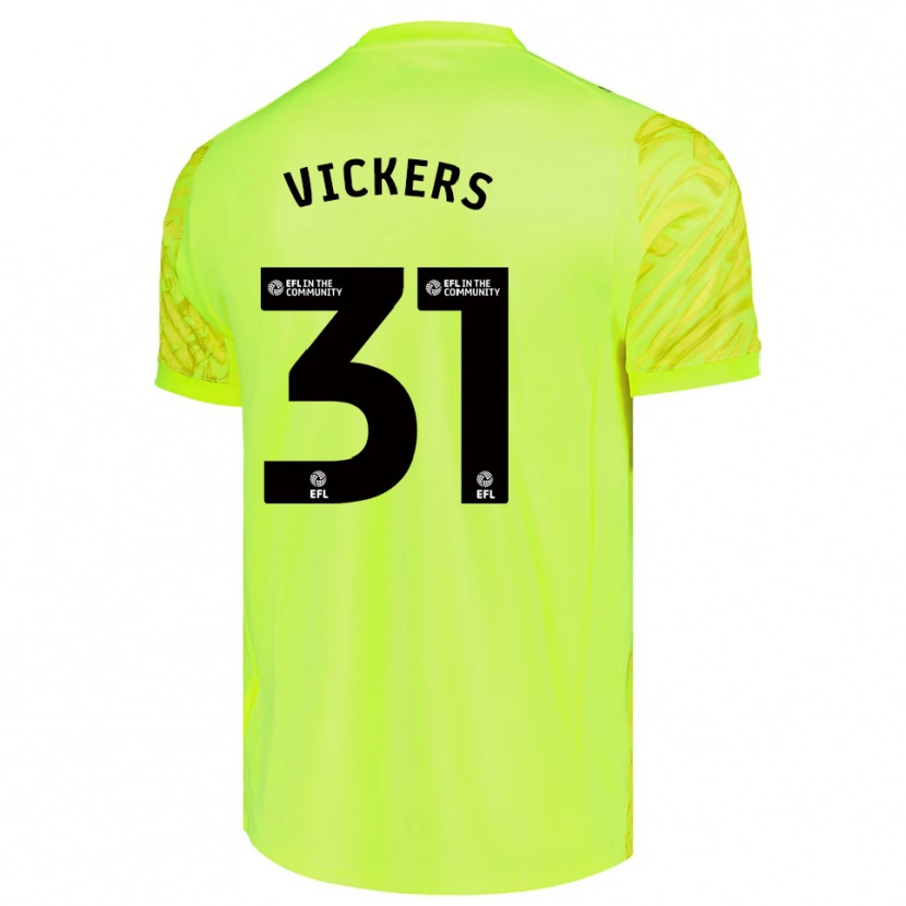 Danxen Heren Josh Vickers #31 Fluorescerend Groen Keepersshirt 2025/26 T-Shirt België