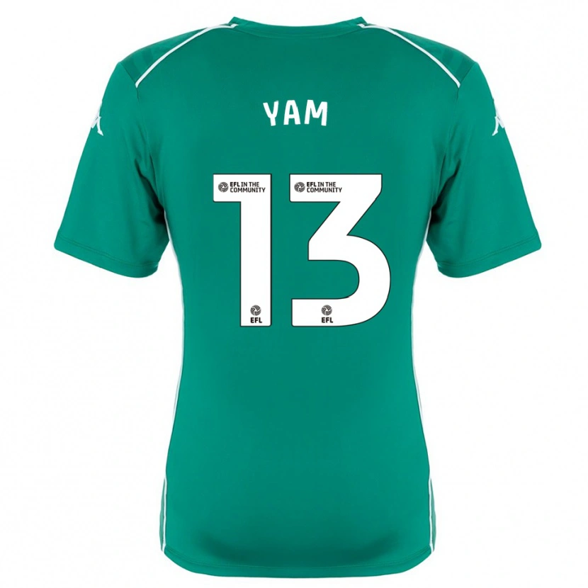 Danxen Heren Callum Yam #13 Groen Wit Keepersshirt 2025/26 T-Shirt België