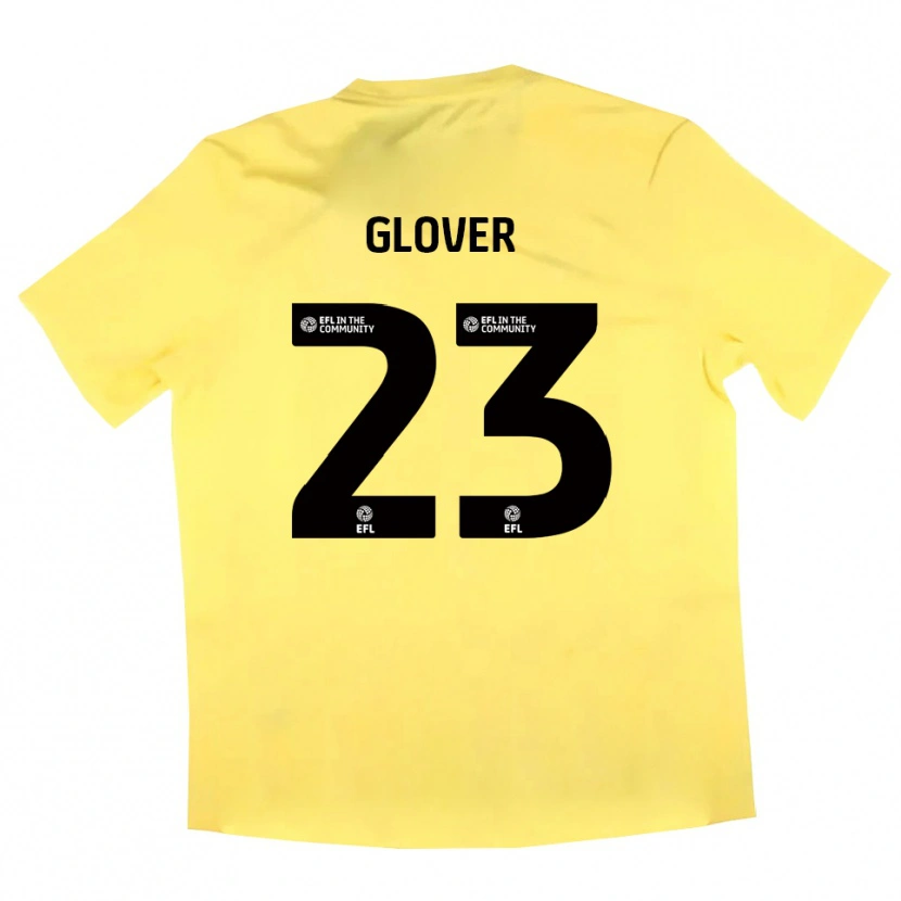 Danxen Heren Tom Glover #23 Geel Zwart Keepersshirt 2025/26 T-Shirt België