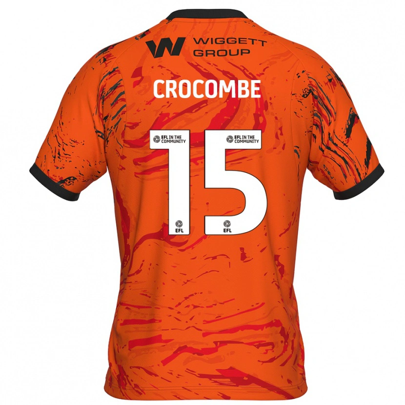 Danxen Heren Max Crocombe #15 Oranje Zwart Keepersshirt 2025/26 T-Shirt België