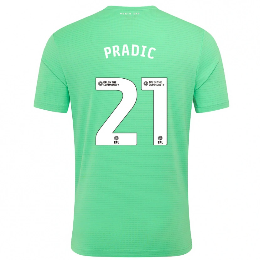Danxen Heren James Pradic #21 Pastel Turkoois Keepersshirt 2025/26 T-Shirt België