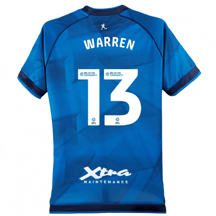 Danxen Heren Charlie Warren #13 Blauw Wit Keepersshirt 2025/26 T-Shirt België