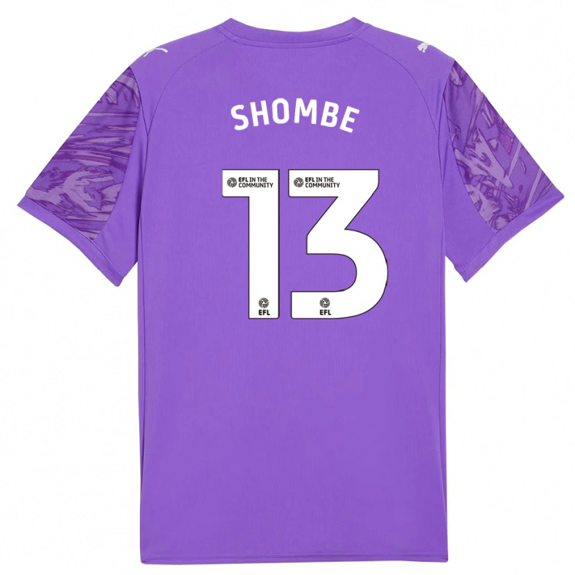Danxen Heren Khiani Shombe #13 Paars Wit Keepersshirt 2025/26 T-Shirt België