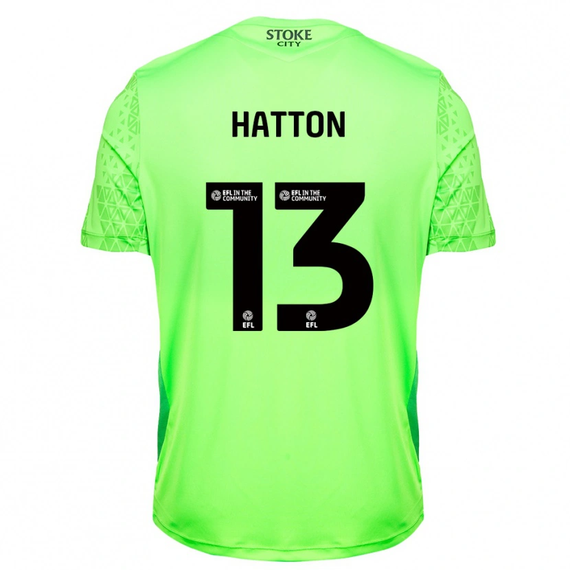 Danxen Heren Oscar Hatton #13 Groen Zwart Keepersshirt 2025/26 T-Shirt België