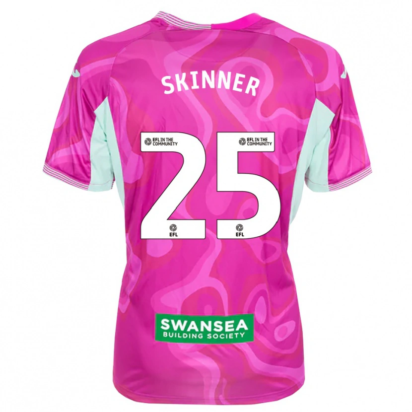 Danxen Heren Claire Skinner #25 Magenta Wit Keepersshirt 2025/26 T-Shirt België