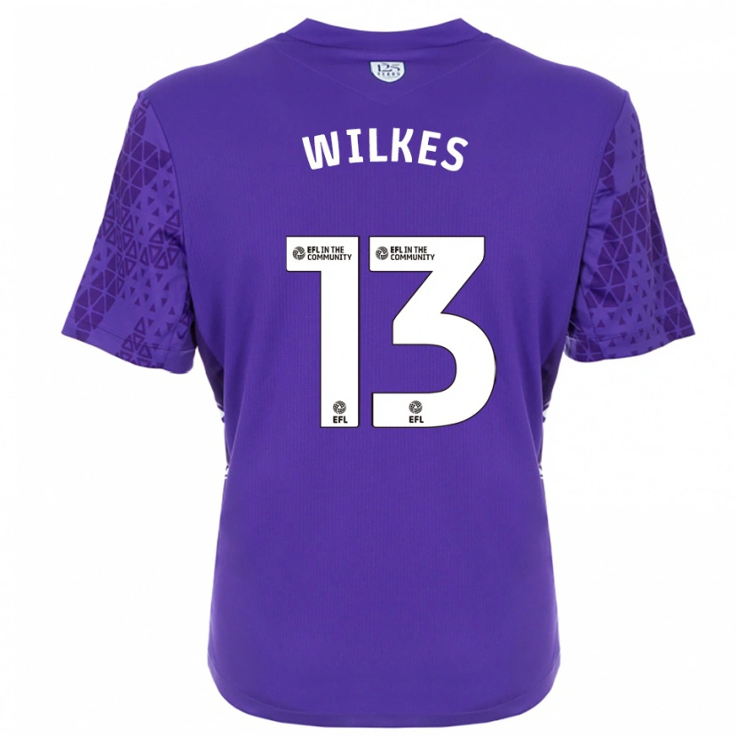 Danxen Heren Liam Wilkes #13 Paars Wit Keepersshirt 2025/26 T-Shirt België