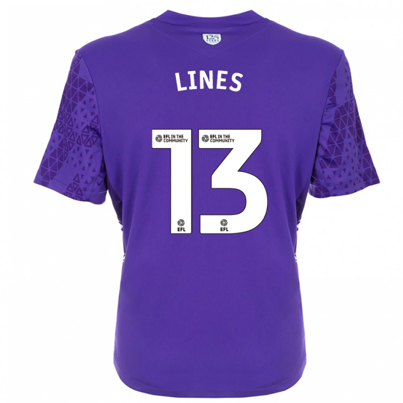 Danxen Heren Jack Lines #13 Paars Wit Keepersshirt 2025/26 T-Shirt België