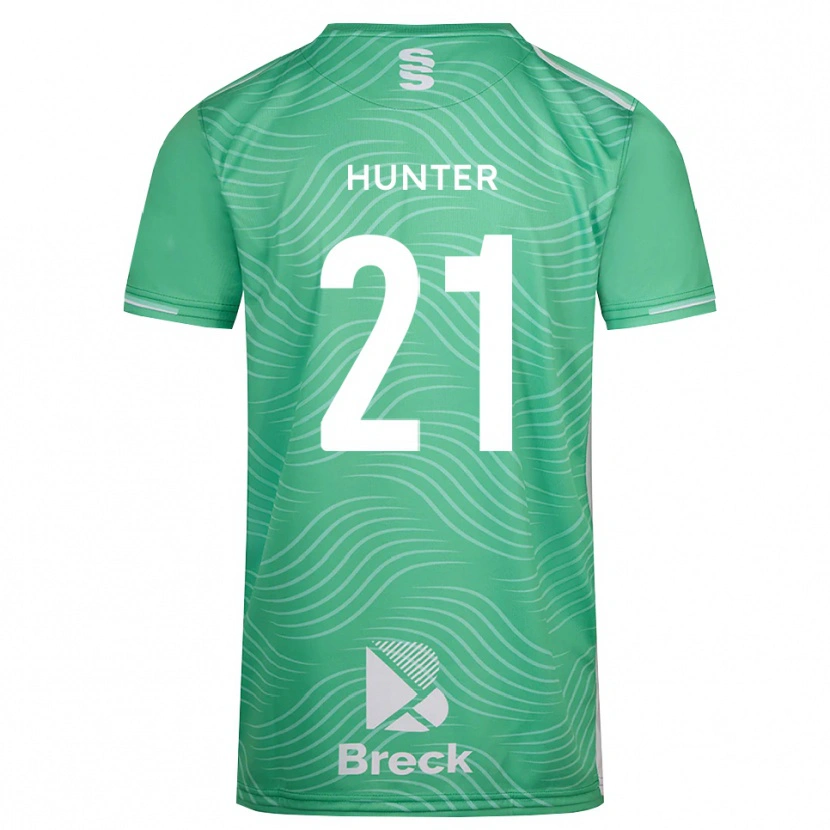 Danxen Heren Megan Hunter #21 Medium Turquoise Keepersshirt 2025/26 T-Shirt België