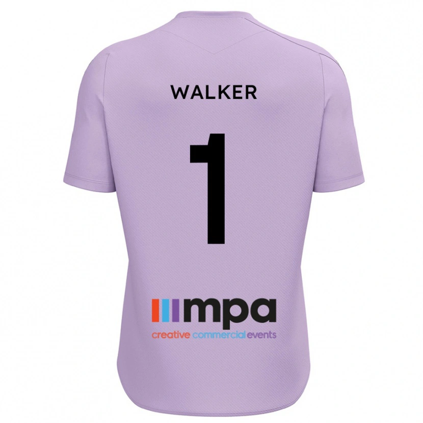 Danxen Heren Laurie Walker #1 Violet Zwart Keepersshirt 2025/26 T-Shirt België
