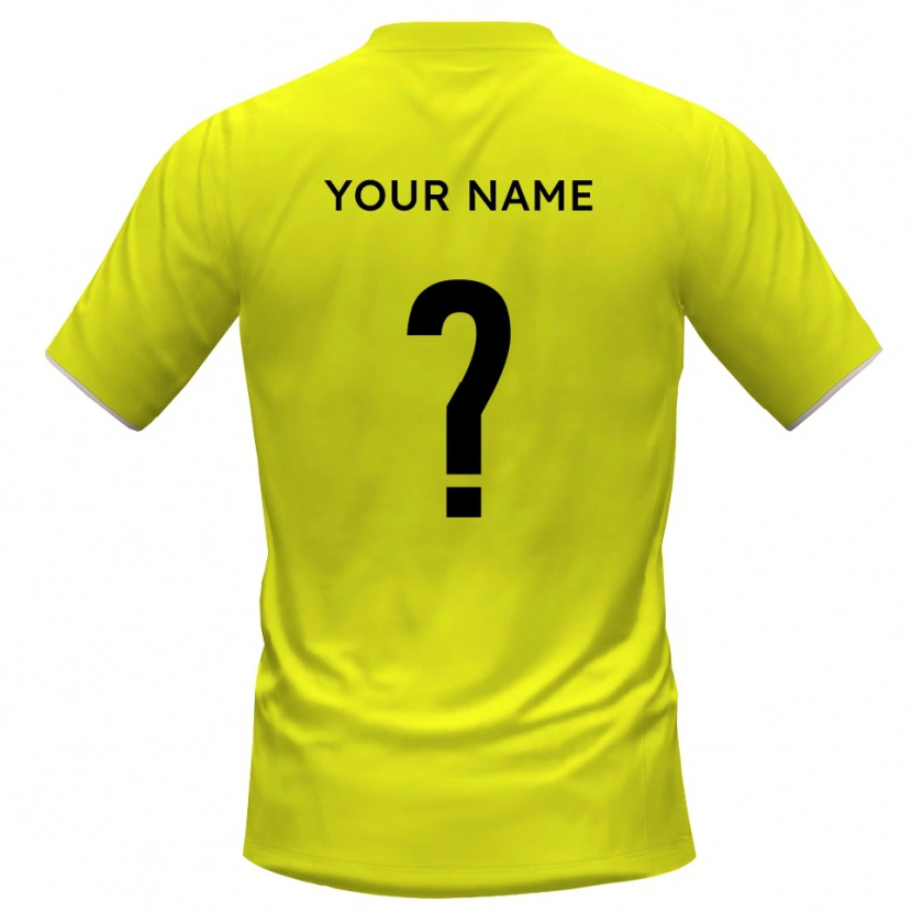 Danxen Heren Scunthorpe United Geel Zwart Keepersshirt 2025/26 T-Shirt België