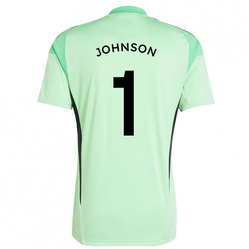 Danxen Heren Sam Johnson #1 Gras Groen Zwart Keepersshirt 2025/26 T-Shirt België
