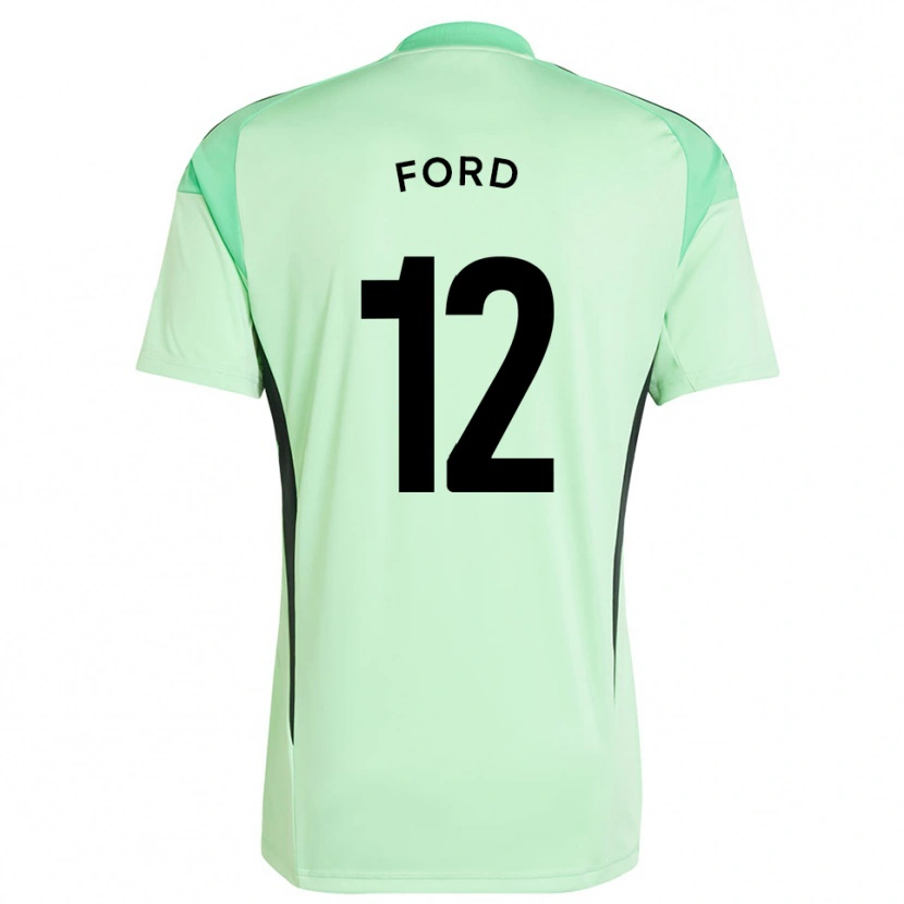Danxen Heren Nathaniel Ford #12 Gras Groen Zwart Keepersshirt 2025/26 T-Shirt België