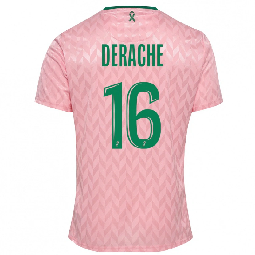 Danxen Heren Joseph Derache #16 Roze Groen Keepersshirt 2025/26 T-Shirt België
