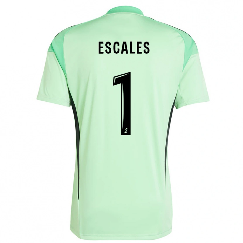 Danxen Heren Florian Escales #1 Lichtgroen Zwart Keepersshirt 2025/26 T-Shirt België